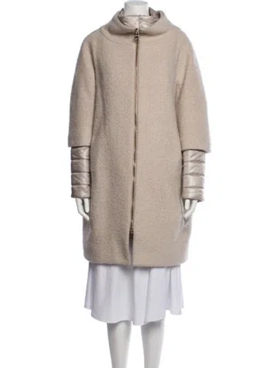 Pre-owned Herno Coat In Neutrals