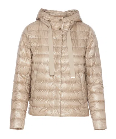HERNO HERNO QUILTED HOODED DRAWSTRING PUFFER JACKET