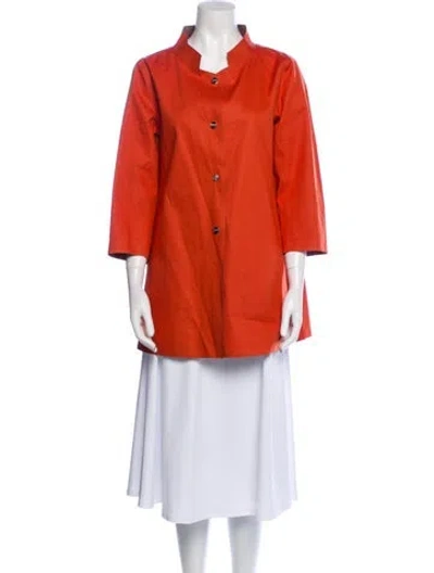 Pre-owned Herno Coat In Orange