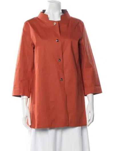 Pre-owned Herno Coat In Orange