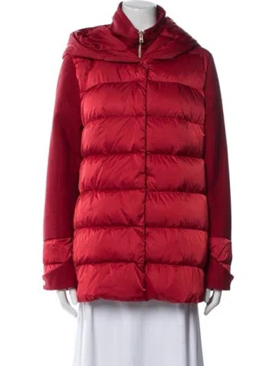 Pre-owned Herno Coat In Red