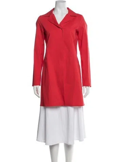Pre-owned Herno Coat In Red
