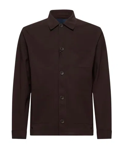 Herno Coat Shirt In Black
