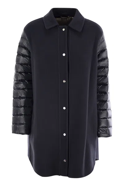 HERNO HERNO COAT WITH DOWN SLEEVES