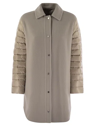 HERNO HERNO COAT WITH DOWN SLEEVES