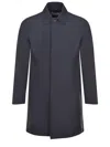 Herno Faux Fur Collar Wool-blend Car Coat