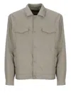 Herno Versatile Gray Jacket With Button Closure