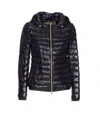 Herno Angela Quilted Puffer Jacket In Black