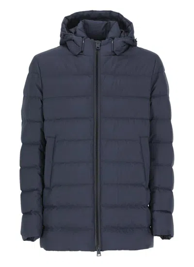 Herno Coats In Blue