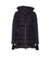 Herno Women A-shape Chamonix Down Jacket In Blue
