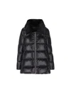 Herno Padded Zip-up Down Jacket In Black