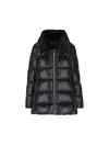 Herno Padded Zip-up Down Jacket In Black