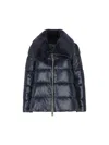 Herno Faux Fur And Quilted Nylon Down Bomber Jacket