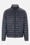 Herno Reversible Nylon Down Jacket In Blue