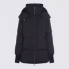 Herno Long Length Quilted Hooded Down Jacket In Black