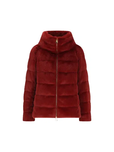 Herno Coats In Red