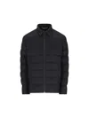 Herno Polo-collar Padded Jacket In Black