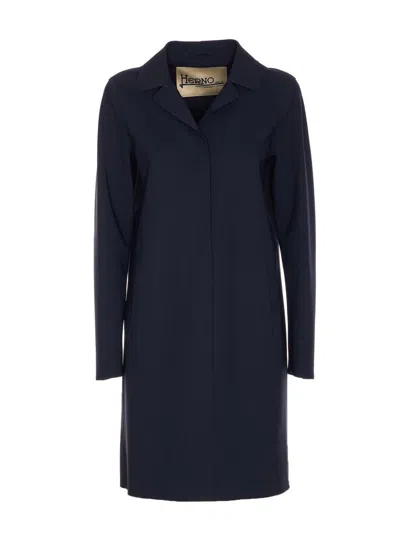 Herno Coats In Blue