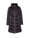 Herno Black Down Jacket With Frontal Zip Closure In Black
