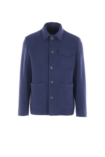 Herno Coats In Blue