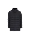 Herno Quilted Padded Jacket In Silver