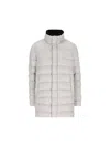 Herno Quilted Down Coat In White