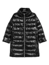 Herno Turtleneck Down Jacket In Black
