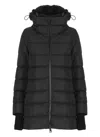 Herno A-shape Chamoix Down Jacket In Black