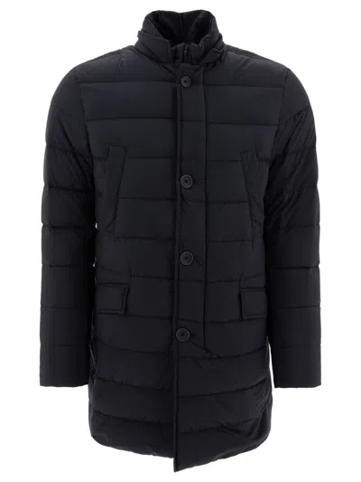 Herno Black Nylon Padded Jacket