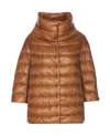 Herno Aminta Down Jacket In Brown