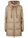 Herno A-shape In Silk Cashmere In Brown