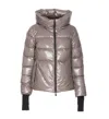 Herno Down Jacket In Glazed Ripstop 2l In Grey