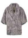 Herno Short-sleeved Jacket In Grey