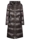 Herno Reversible Puffer Coat In Anthracite