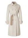 Herno Delon Detta Double Breast Trench Coat In Beige