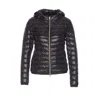 Herno Angela Quilted Puffer Jacket In Black