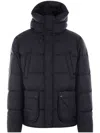 Herno Black Quilted Jacket In Black