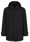 Herno Men Waterproof 2-layer Laminar Fabric In Black