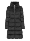 Herno Padded And Quilted Coat In Black