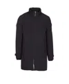 Herno Down Jacket With High Neck And Side Pockets In Black