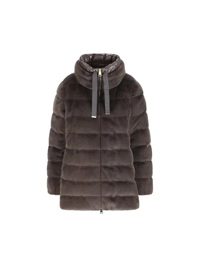 Herno Coats In Black