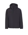 Herno Lightweight Hooded Down Jacket Pockets In Black