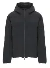 Herno Men New Impact Down Jacket With Hood In Black