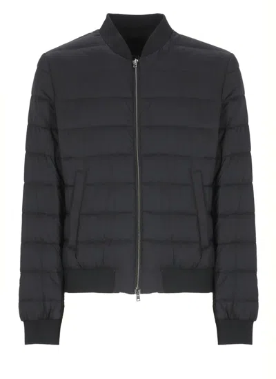 Herno Quilted Down Jacket In Animal Print