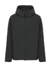Herno Waterproof Matte Black Down Jacket In Black