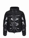 Herno Quilted Down Jacket With Double Zipper In Black