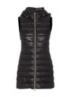 Herno Quilted Hooded Gilet In Black