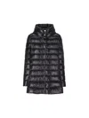 Herno Black 200 G Ultralight Nylon Amilia Coat In Black