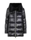 Herno Faux Fur And Quilted Nylon Down Bomber Jacket