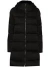 Herno Quilted Padded Coat In Black